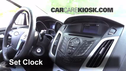 2013 Ford Focus SE 2.0L 4 Cyl. FlexFuel Hatchback Clock Set Clock
